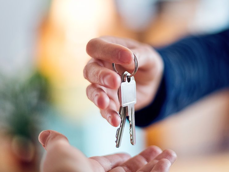 Beispielbild für eine Schlüsselübergabe Nummer zwei